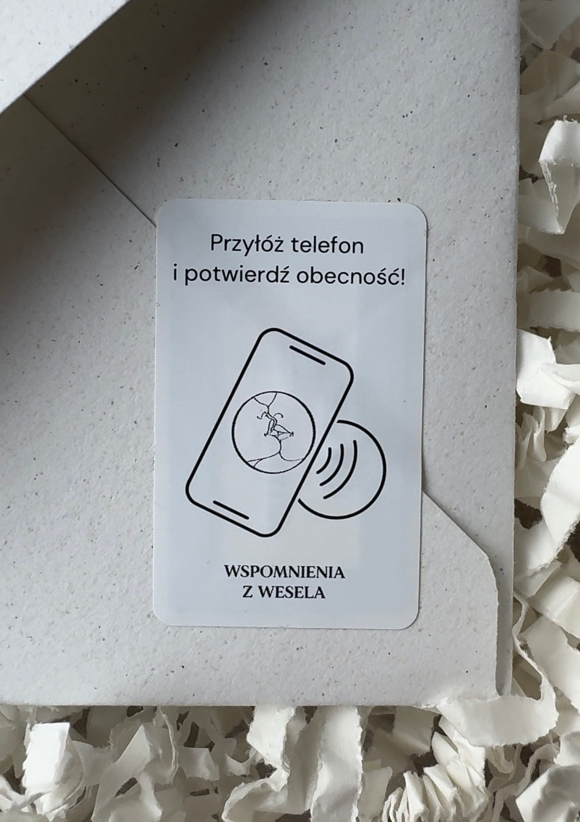 Naklejka Potwierdzenie NFC - 20szt.